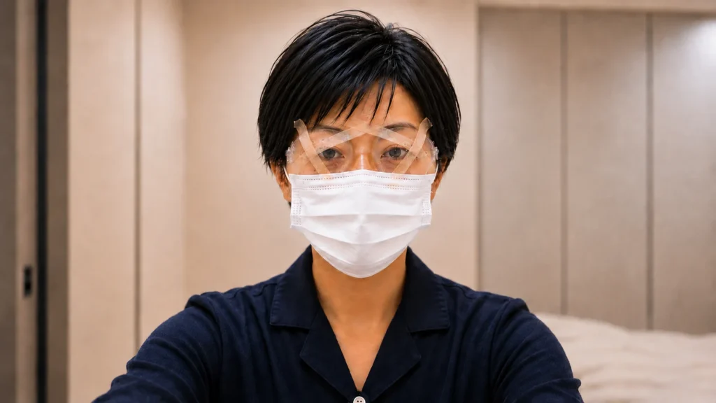 ICL手術当日の寝るときの保護レンズ